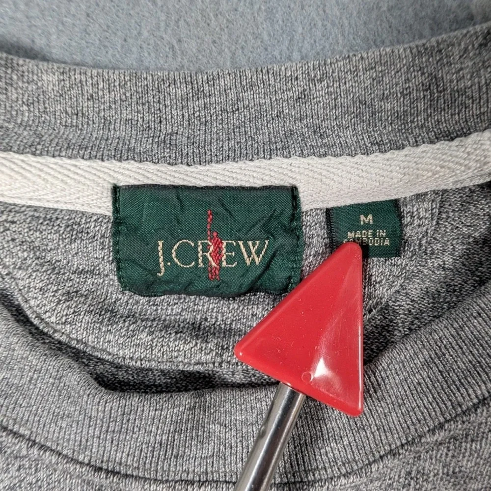 J. Crew Oarsman Rugby Long Sleeve Shirt Mens Medium Striped Elbow Patches